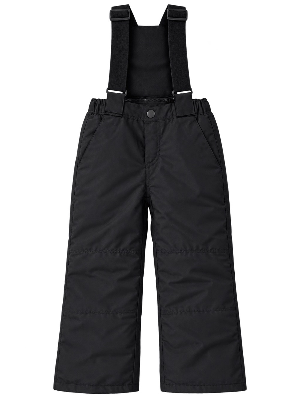 The Children's Place Black Snow Overalls with Adjustable Straps